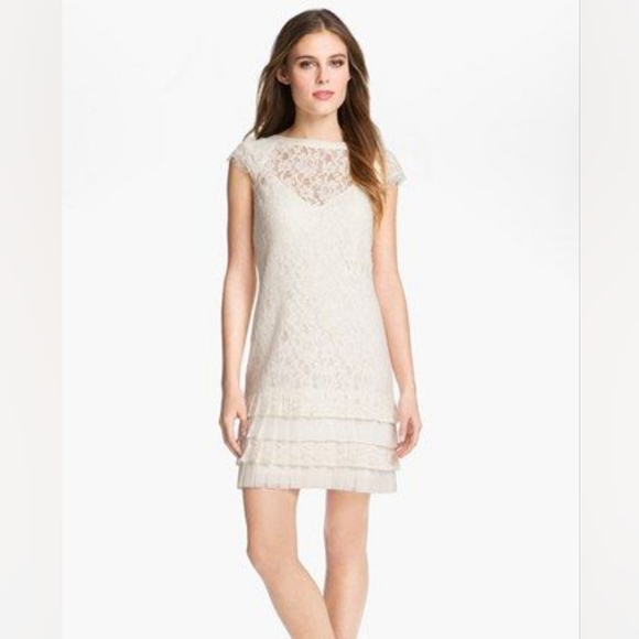 Jessica Simpson Delicate Sheer Lace Dress - Picture 2 of 8